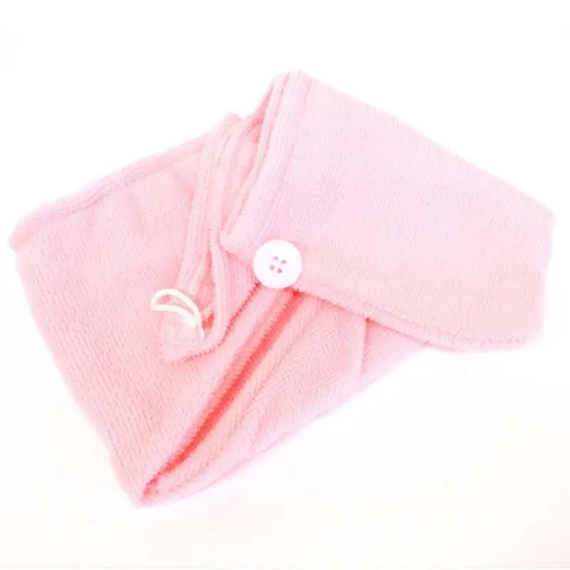 

3/5PCS White Coral Velvet Shower Hair Drying Wrap Womens Girls Lady's Towel Quick Dry Hair Hat Cap Turban Head Wrap