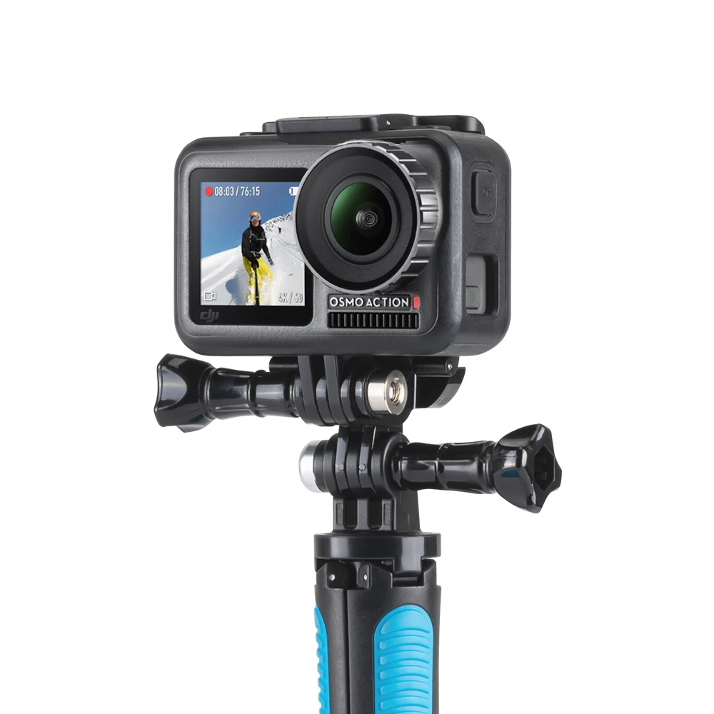 

Telesin Dual head J-hook Quick release Base adapter J-mount for Gopro hero 5 6 7 3 3+ 4 Black DJI OSMO ACTION Xiaomi sjcam Eken
