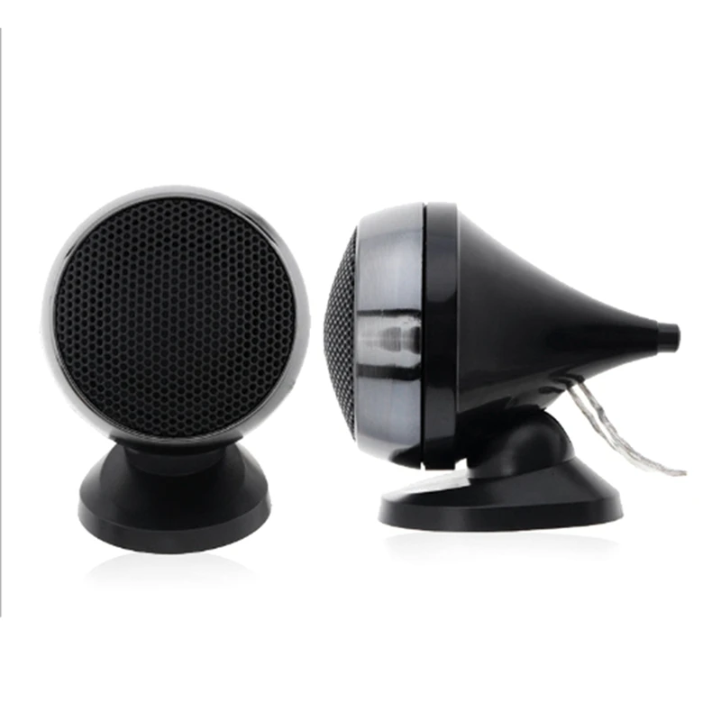 

NEW-2Pcs 120W 12V Car Tweeter Universal High Efficiency Loudspeaker 4Ohm 92DB Audio Sound