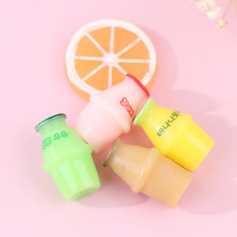 

1/4 шт. масштаб 1:12 миниатюрный кукольный домик молоко напитки соки бутылки для кукол ролевые игрушки