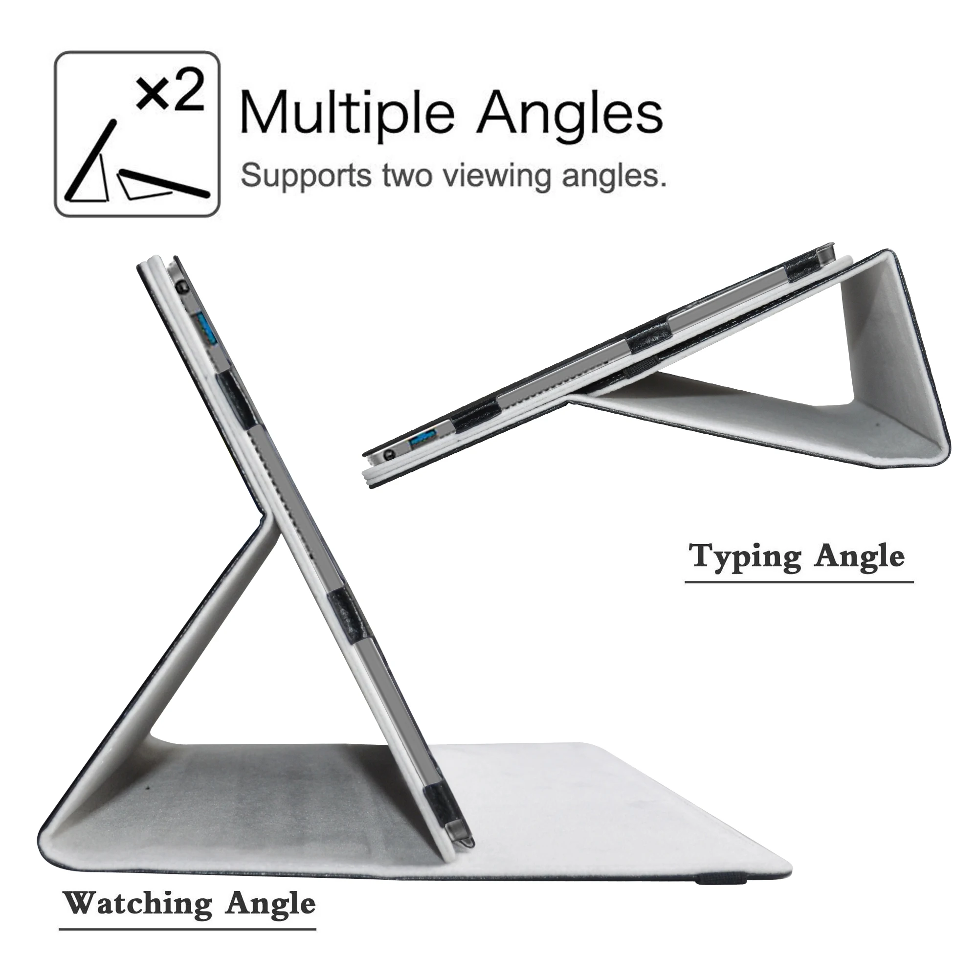 Case For TECLAST X6 Pro 12.6 Inch 2 in 1 Laptop Tablet PC Folding Stand PU Leather cover with Elastic closure | Компьютеры и офис