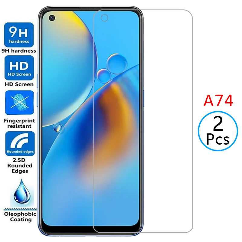 

protective glass for oppo a74 screen protector tempered glas on opo opp a 74 74a 5g oppoa74 opoa74 6.43 safety film accessories