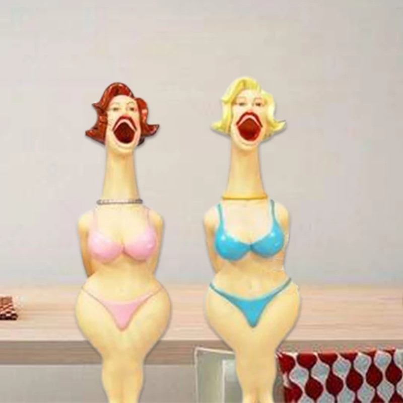 

Women Ladies Squeeze Screaming Toys Squawking Shrilling Shrieking Figure Doll Novelty Stress Anxiety Relief Toys