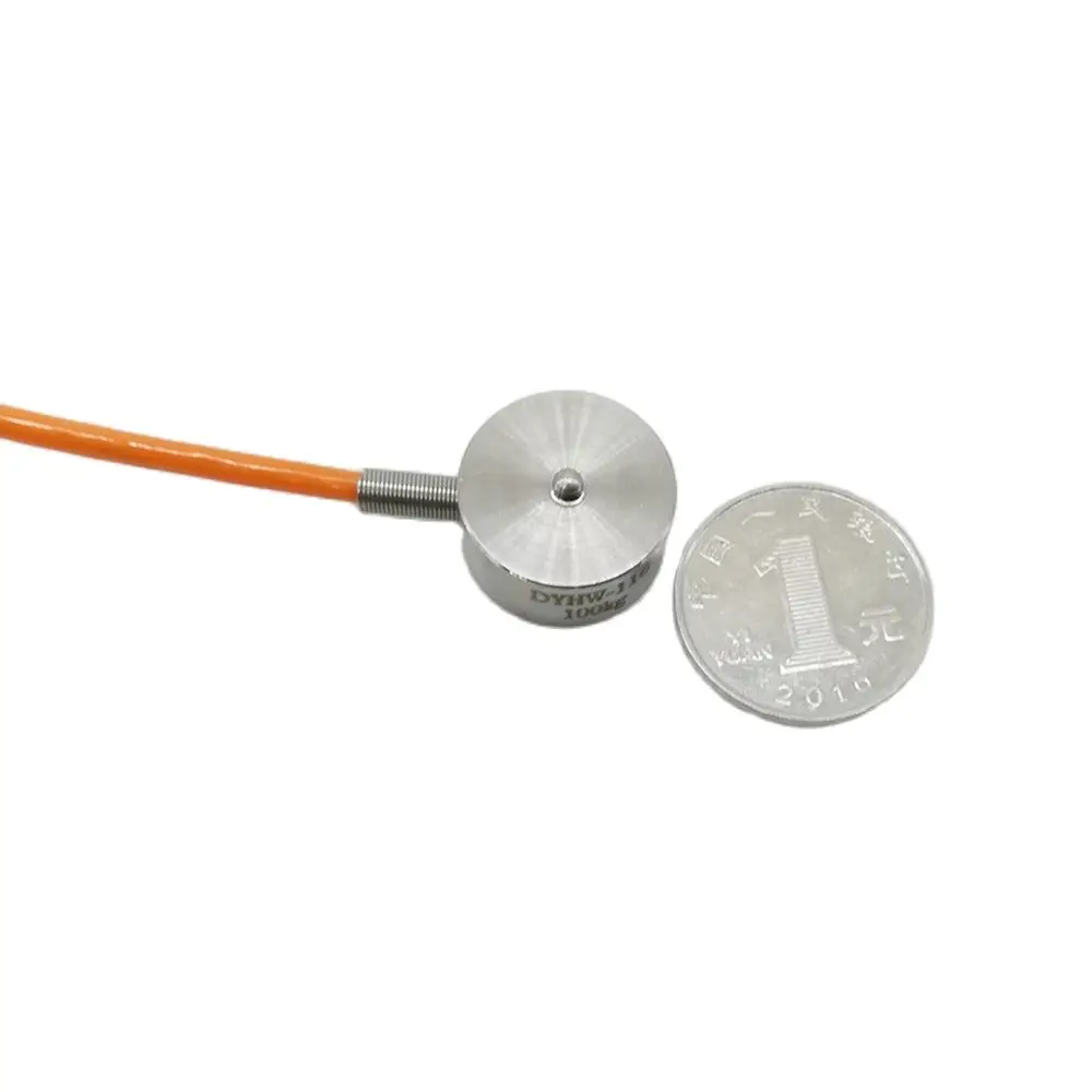Ton Mini Botão Célula de Carga de Compressão Pequeno Sensor de Peso Dyhw116 1000 2000 3000 kg Instrumentos de medição de nível