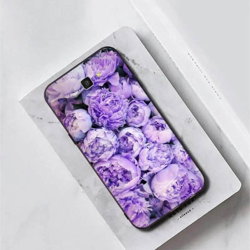 Babaite элегантный розовый фиолетовый пион цветок на вазе чехол для телефона Samsung