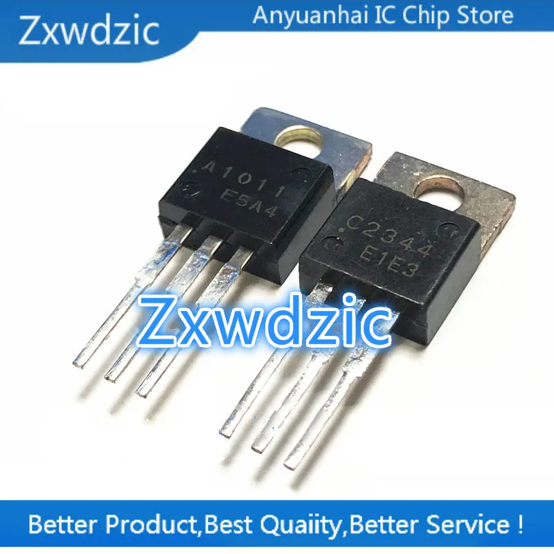 

Zxwdzic 20pcs/lot C2344 A1011 2SC2344 2SA1011 TO-220 (10pcs*C2344+10PCS*A1011) power amplifier tube