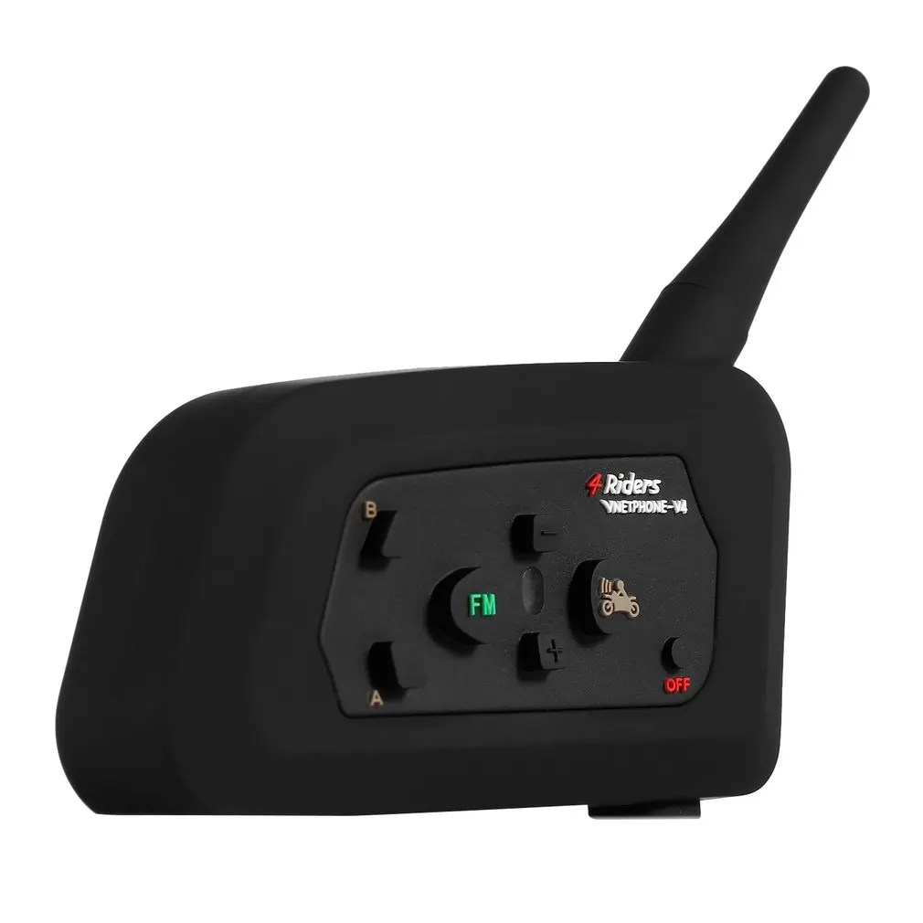 Vnetphone V4 BT Interphone 1200 м Moto rcycle переговорное bluetooth-устройство для мотоциклетного шлема