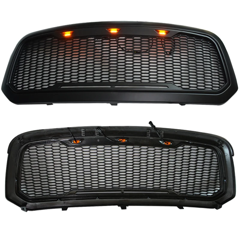 CITYCARAUTO MODIFIED EXTERIOR GRILL FRONT LED RACING GRILLS FIT FOR Dodge RAM 1500 2013-2018 Mesh Grille Shell | Автомобили и