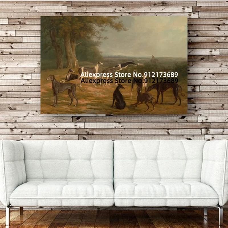 Плакат с изображением девяти борцов в пейзаже Жак-Лоран агасса принты кухонные