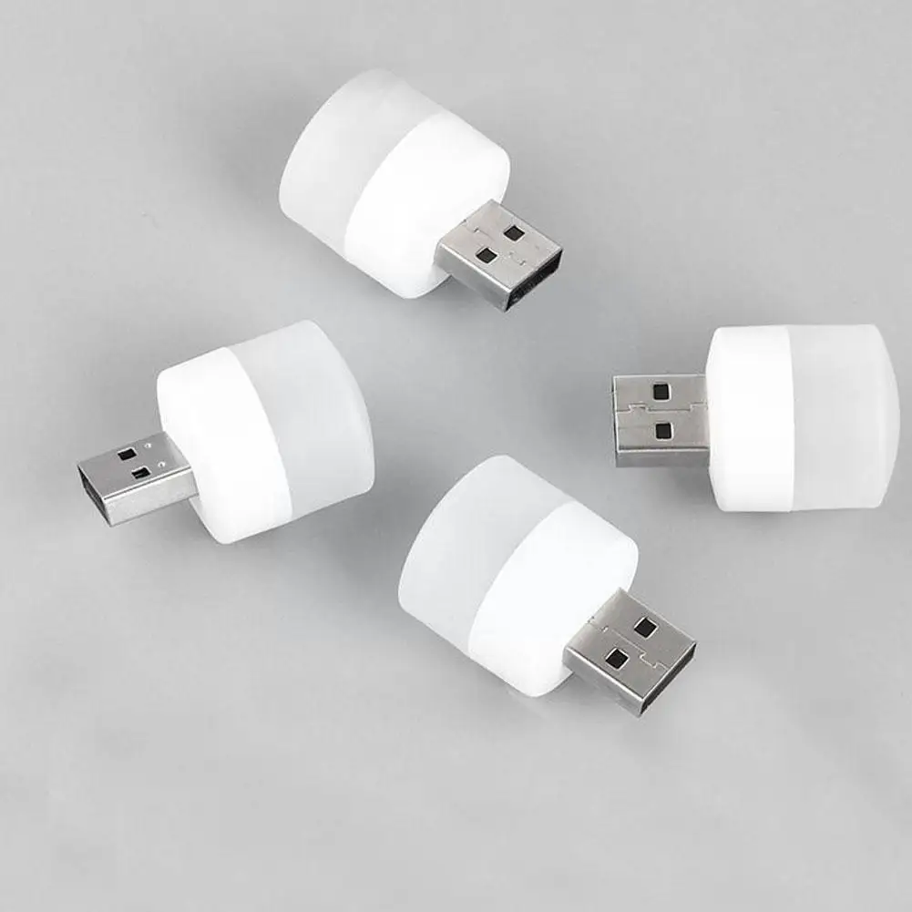 

Лампа с USB-разъемом, маленький светильник для компьютера, с USB-зарядкой, круглый светодиодный ночник, маленький светильник для чтения и чтени...