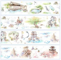 chinese ancient story washi tape decorative stickers label journaling stationery