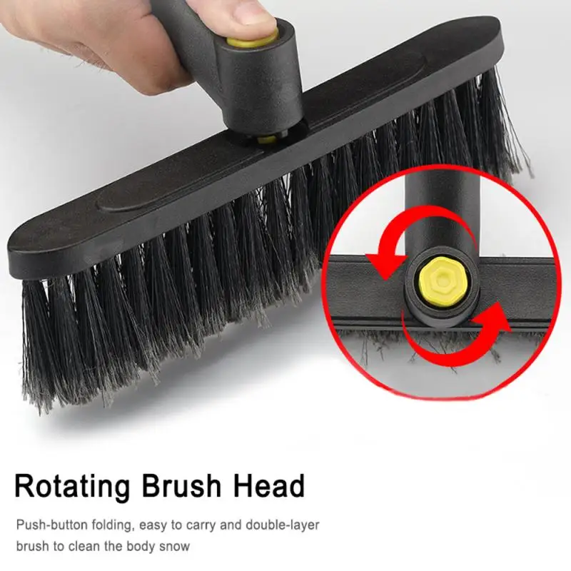 Инструмент для очистки автомобиля щетка снега лопатка льда телескопический