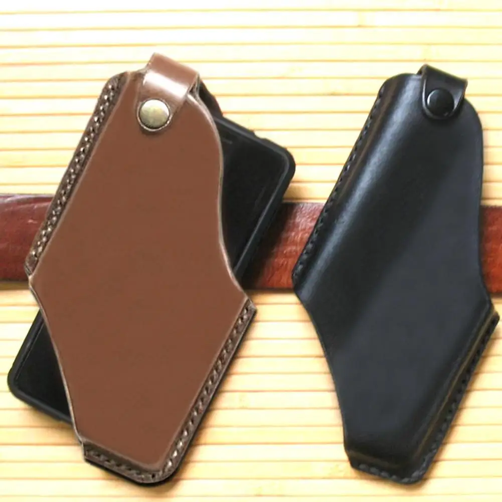 

PU Leather Waist Bag men's Waist Phone Pack Waist Bag Pack Pouch For Phone Belt Men Bag Funny W4L8