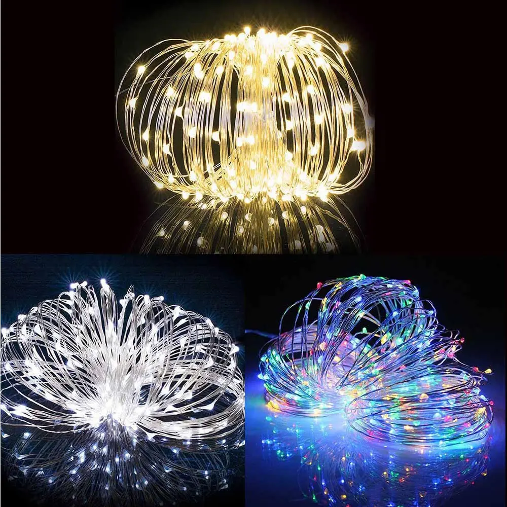 Fairy Light String Romantic Solar Power Yard Festival Landscape Lamp | Освещение