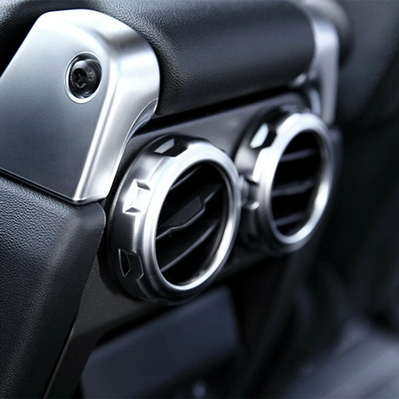 Chrome Armrest Box Rear AC AIR Vent Trim Cover Ring for Land Rover Discovery 4 | Автомобили и мотоциклы