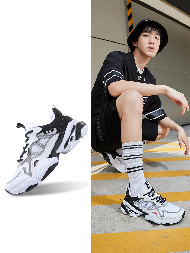 

Peak running shoes couple's new summer 2021 antiskid sneakers classic functional running shoes