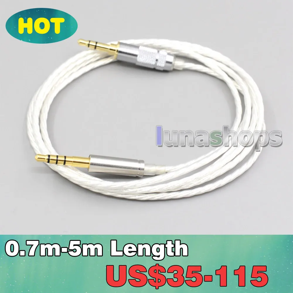 

XLR 4,4 мм 2,5 мм Hi-Res посеребренный 7N OCC кабель для наушников для Audio-Technica msr7 sr5 ar3 ar5bt LN006612