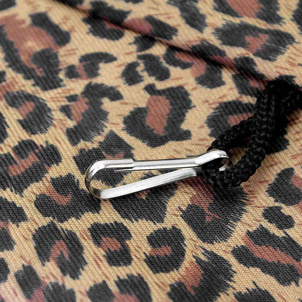 Леопардовый узор гамаки для животных нейлоновая подвесная клетка кровати уютная