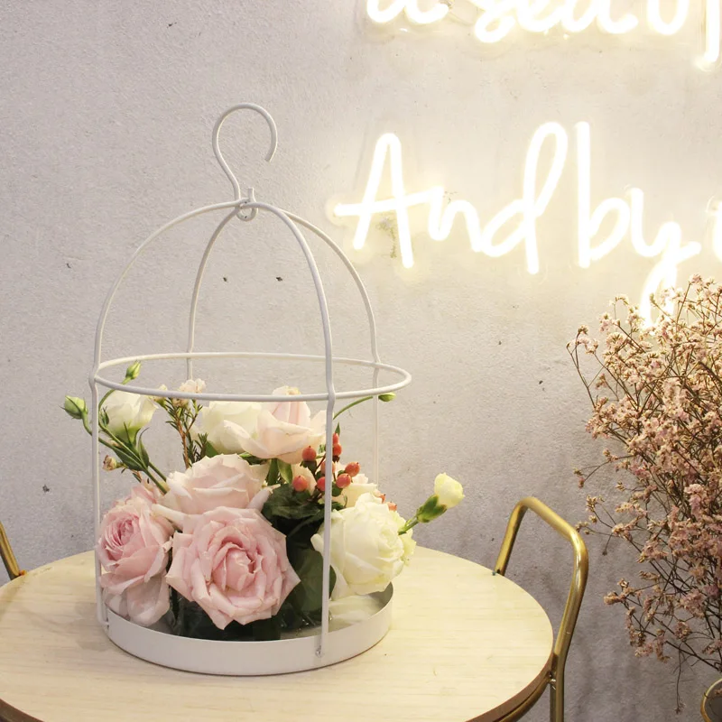 Металлическая перцель цветочный горшок Набор держателей для растений помещения