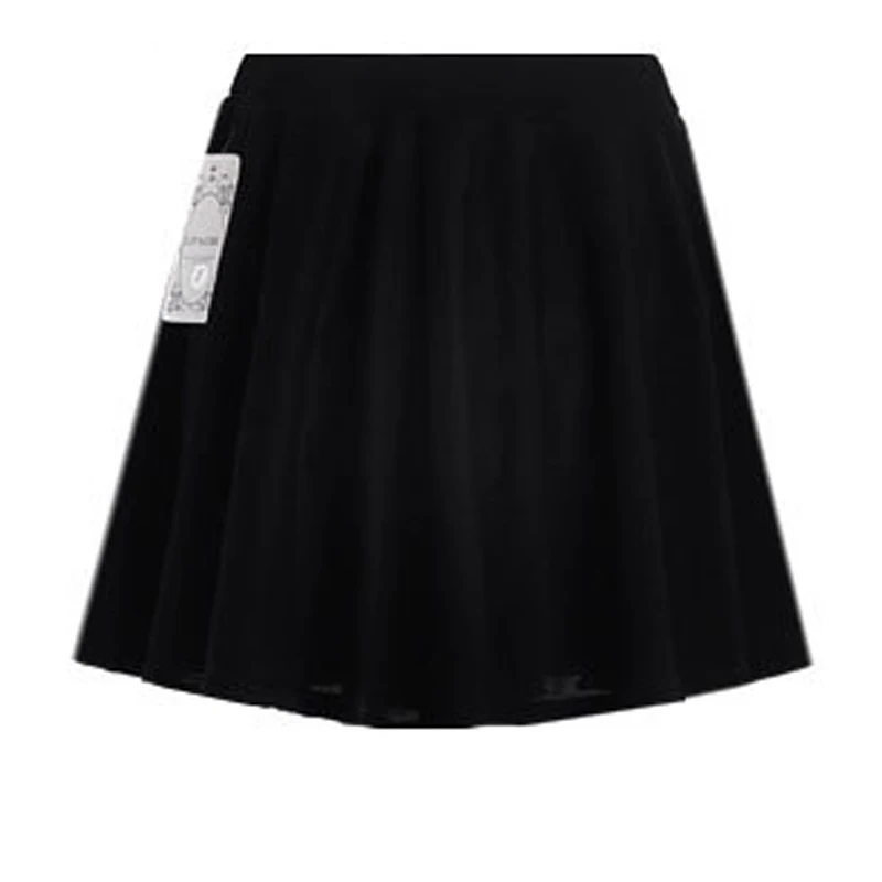 Мини юбка с эластичной талией летнее женское Короткое платье стрейч завышенной и