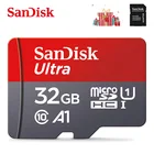 Карта памяти Microsd SanDisk, класс 10, 256 ГБ, 128 ГБ, 64 ГБ, 100, МБс., UHS-1, флеш-карта для телефона