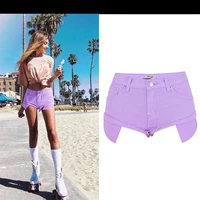 girls beach shorts vintage peants sugar spice high waist 7 colors female summer slim ladies shorts jeans traf feminino %d0%b4%d0%b6%d0%b8%d0%bd%d1%81