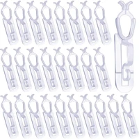 100pcs plastic gutter hooks clips for outdoor christmas roof shingles roof ridge line fence icicle fairy light