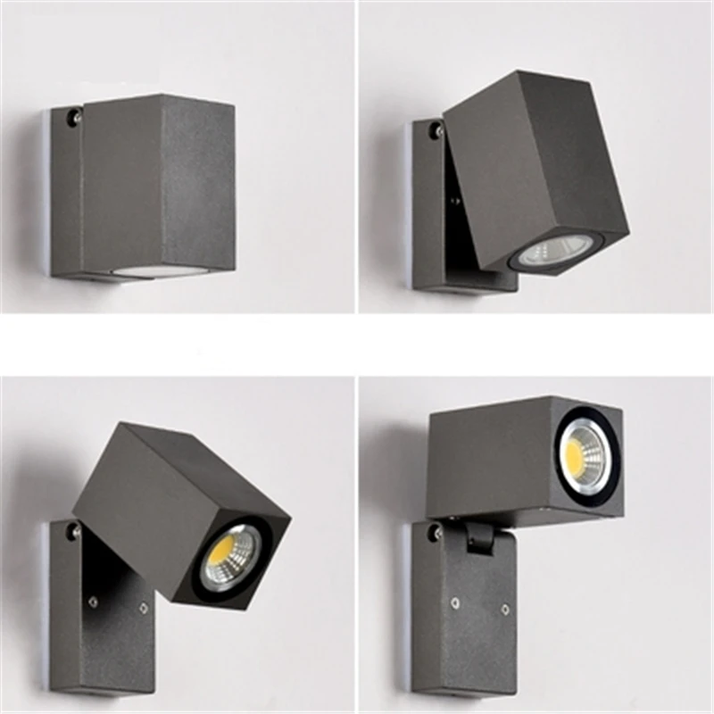 Светодиодная подсветка стен в коридоре с одной головкой|Комнатные настенные LED