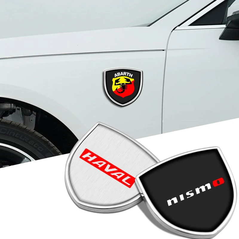 

1pcs 3D Metal Auto Car Body Stickers Car exterior decoration For Alfa Romeo 159 147 156 166 Giulietta Giulia Mito Stelvio Brera