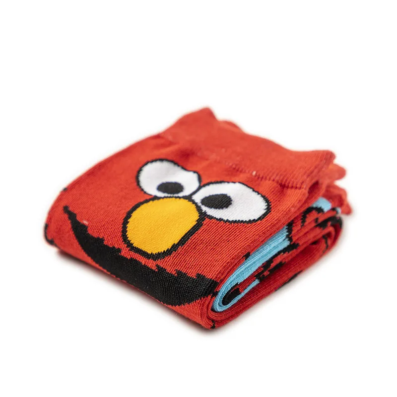 Носки с изображением Улица Сезам косплей Элмо печенье аксессуары мужские носки