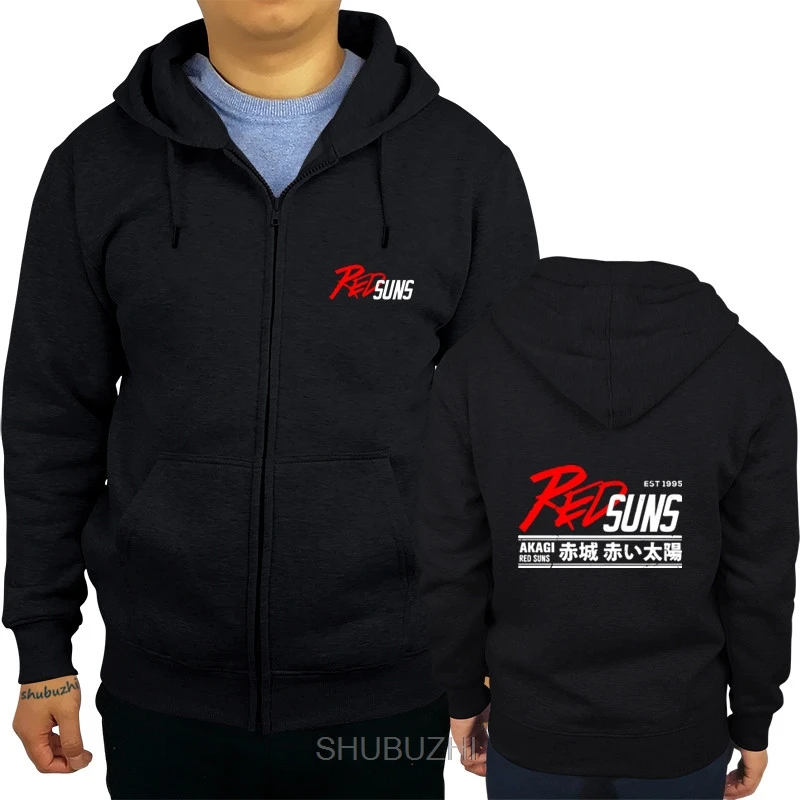 Новинка shubuzhi Модные мужские свитшоты Начальная D Red Suns аниме Drift Japan Racings Roku Hachi Fishing