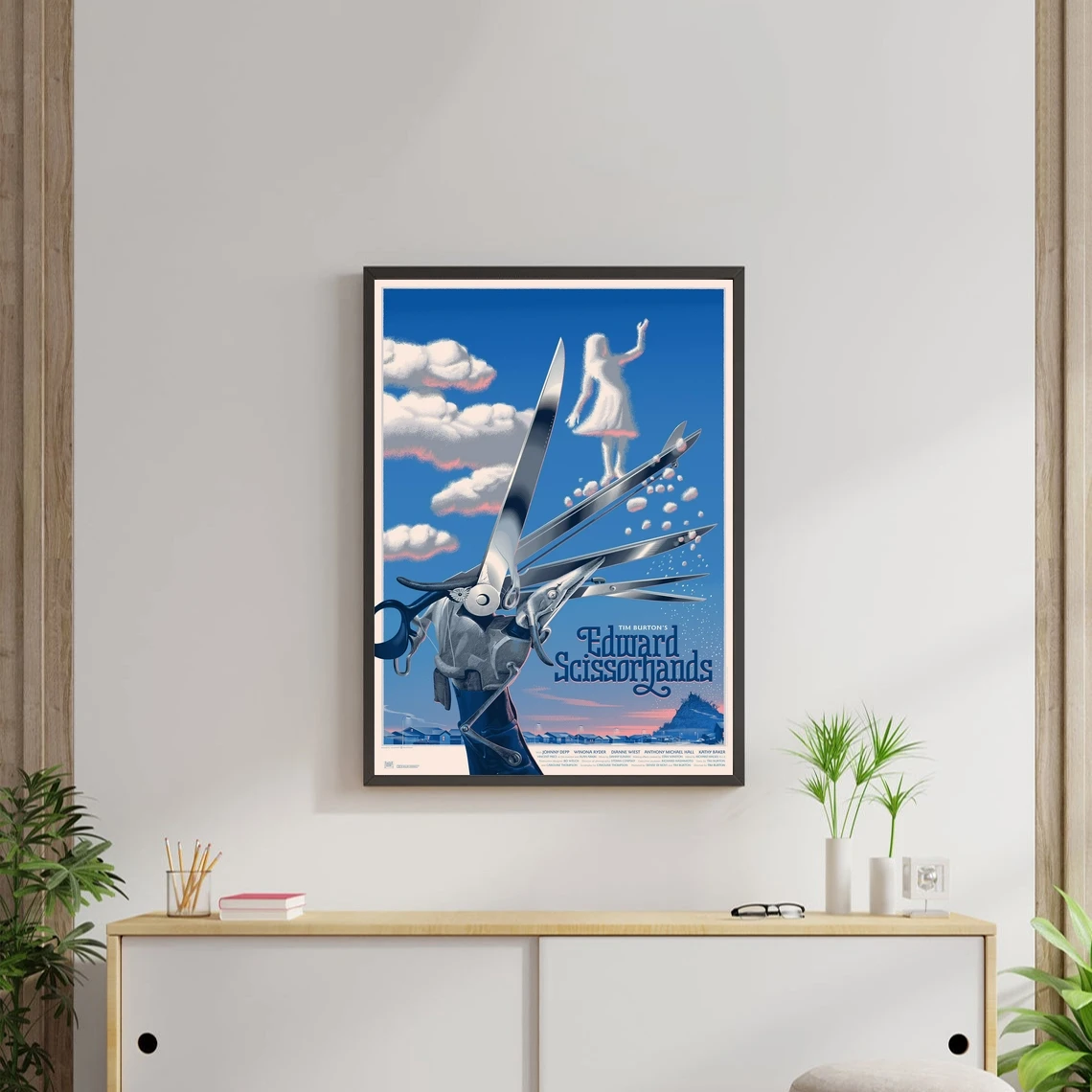 Эдвард руки-ножницы постер фильма художественный принт холст живопись настенные