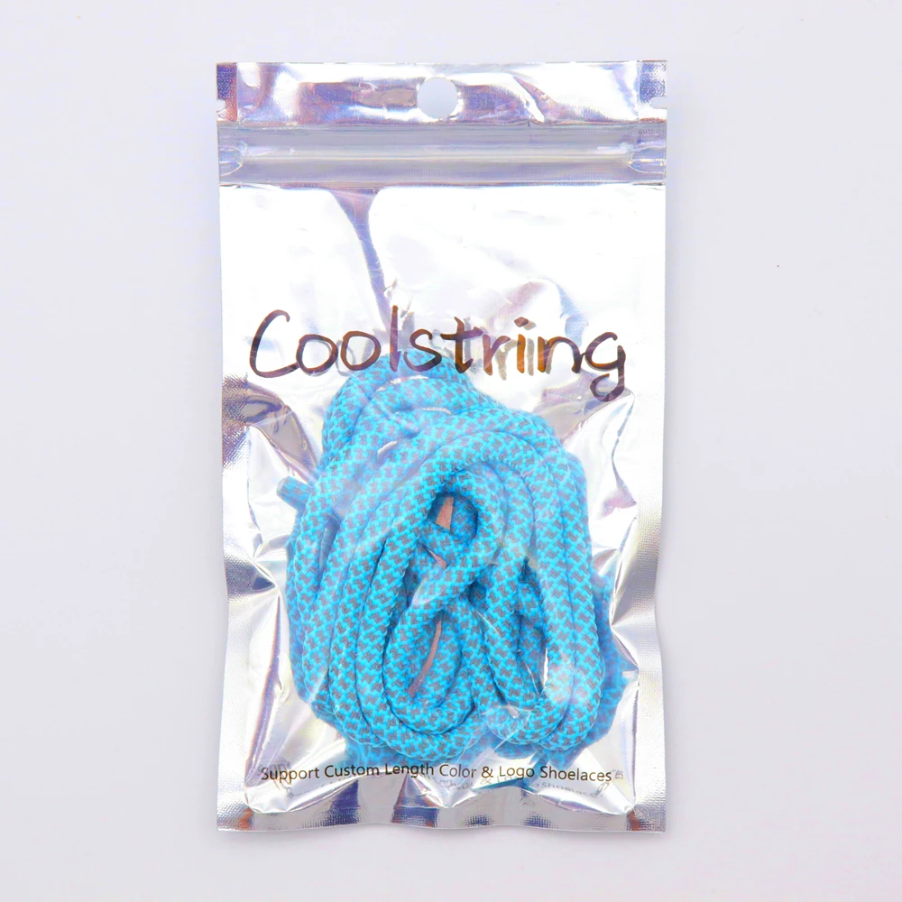 Coolstring крутой изюминкой 3 м круглые светоотражающие шнурки для обуви атлетические
