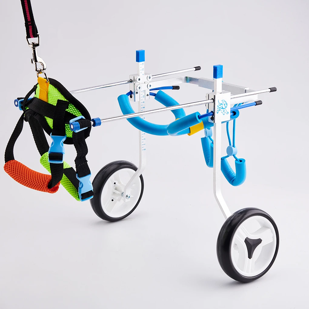 Алюминиевая инвалидная коляска для домашних животных регулируемая