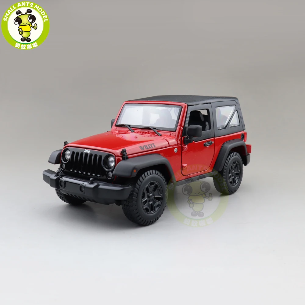 

1/18 JEEP WRANGLER WILLYS 2014 With Top Maisto 31676 Diecast Metal Model Toys Car Gifts