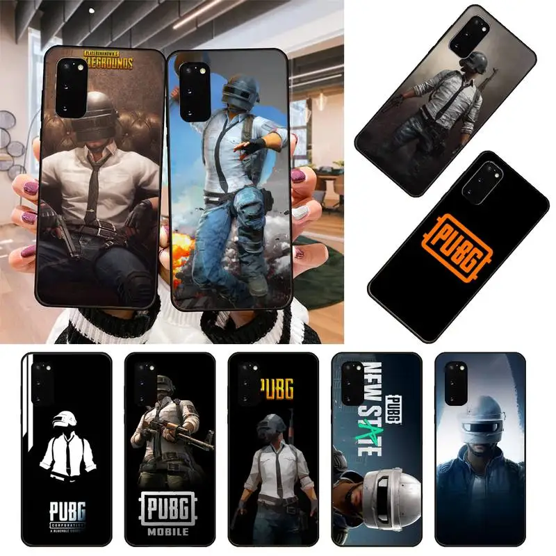 Pubg Game Phone Case For Samsung Galaxy S9 S9plus S20 5G S20 ULTRA 5G S20 Plus 5G S21 S30 Case Cover