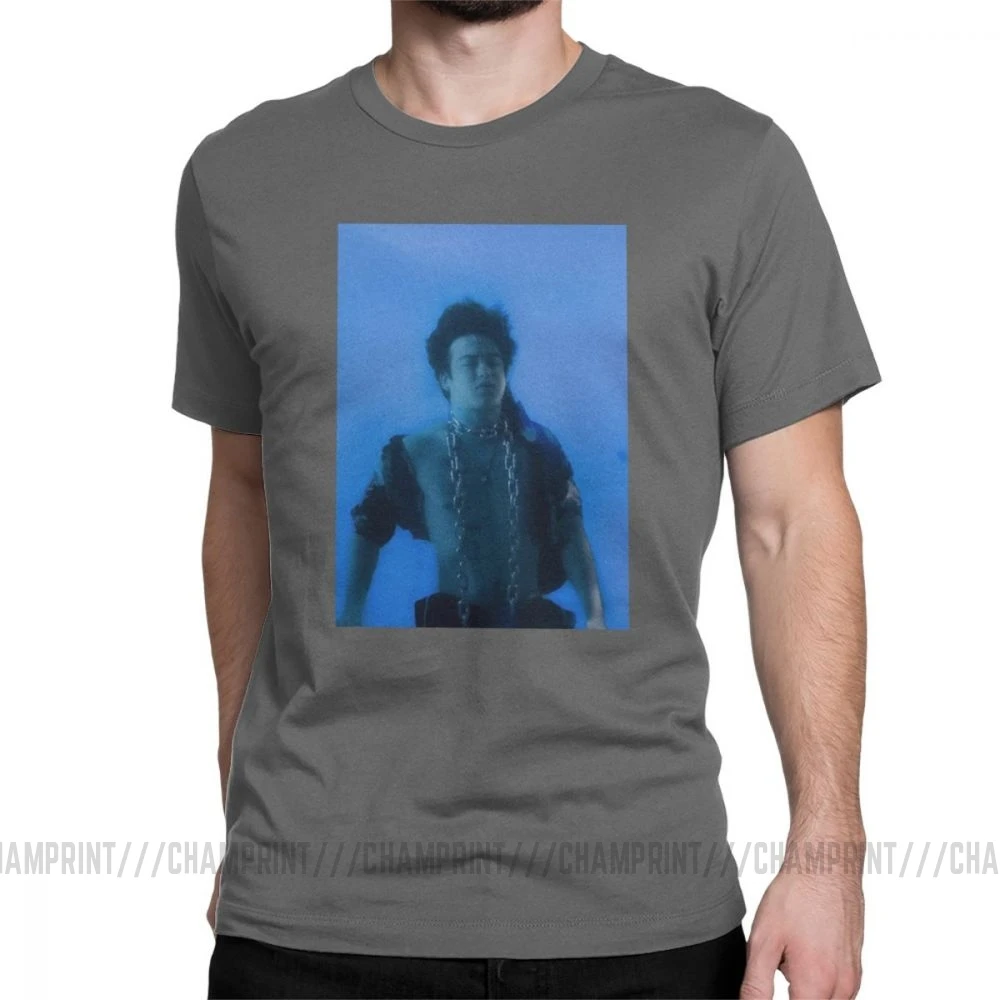 Joji In Tongues футболки для мужчин грязный Франк розовый Guy Meme японский Youtube сумасшедшая хлопковая Футболка короткий рукав Футболка подарок - Цвет: Темно-серый
