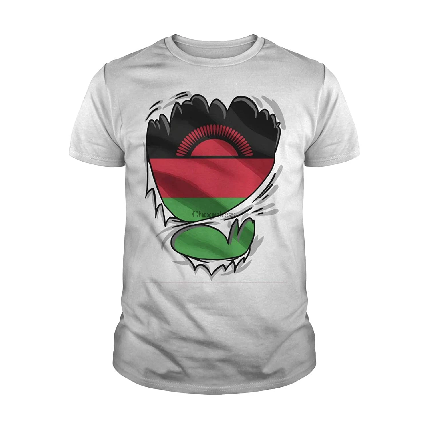

Malawian Superhero Under Shirt Malawi Flag T-Shirt