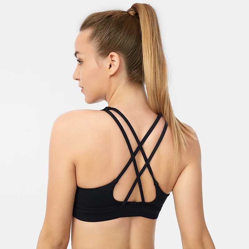 

Sexy Sports Active Bra Back Cross Strap Fitness Bralette Women Underwear Workout Gym Yoga Top Brassiere Female Bras Plus Size
