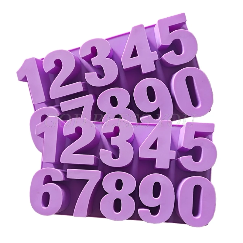 Arabic Numerals Epoxy Resin Mold DIY Crafts Decoration Jewelry Casting Tool Digital Number Pendants Silicone Mould Drop Shipping | Дом и сад
