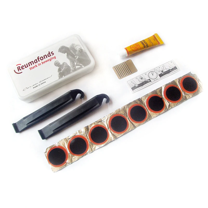 Motor Bicycle Tire Repair Tool Tyre Rubber Patch Piece Cycling Puncture Tools Kits | Спорт и развлечения