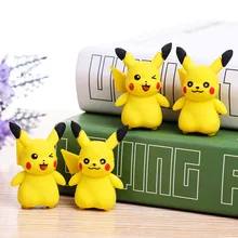 Tomy Pokemon Pikachu Eraser Random 1Pcs Cartoon Animal Model Eraser Learning Childrens Stationery Boys Girls Learning Stationery