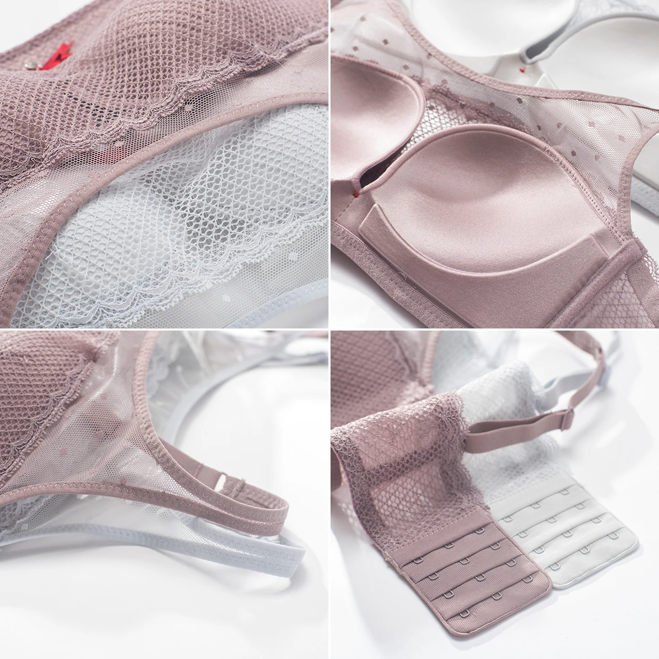 Женское нижнее белье без косточек Wasteheart фиолетовое сексуальное женское с