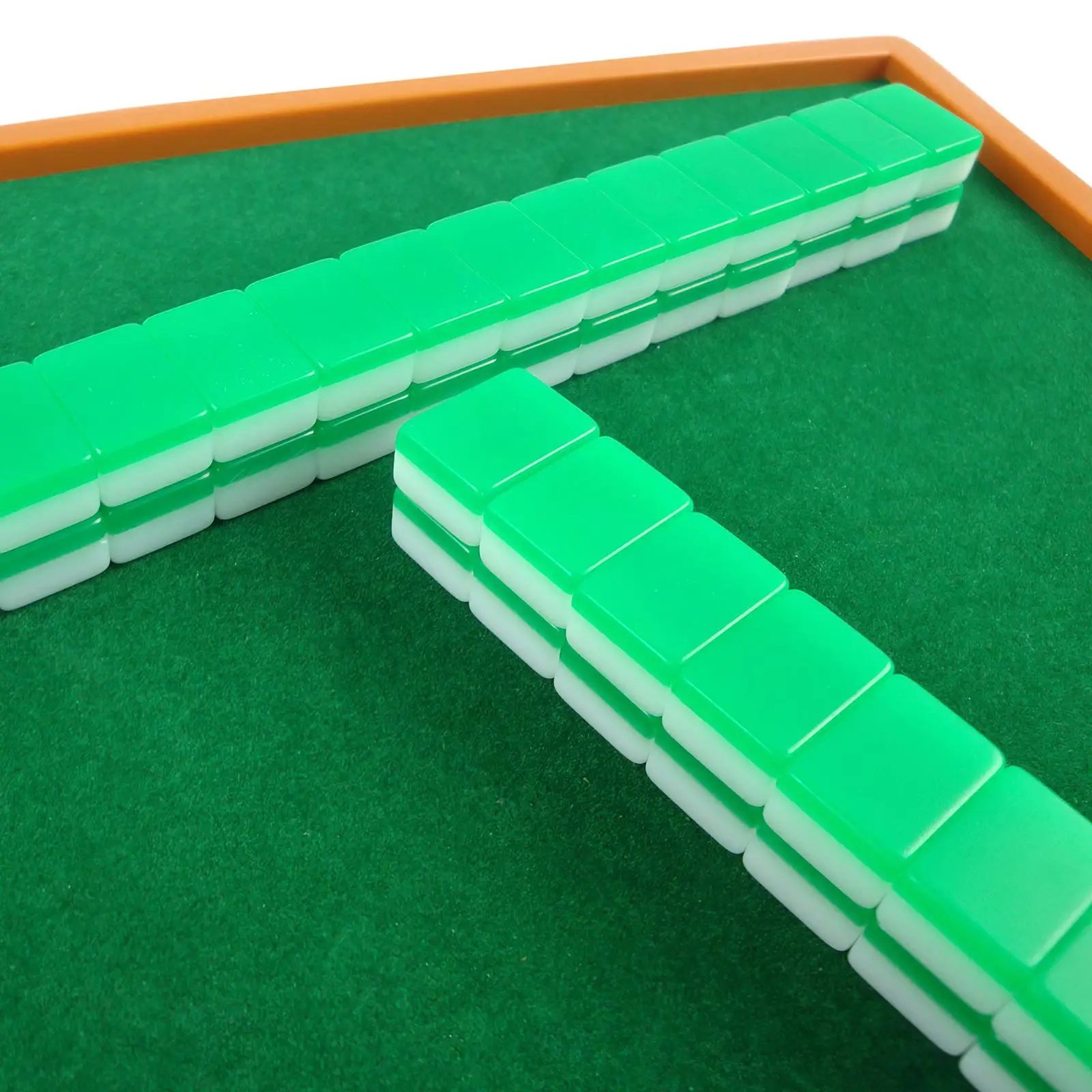 

Durable Trumpet Mahjong Engraved Mahjong 144 Mahjong Tiles Whole Product Is Light Smooth With A Table Chess Entertainment