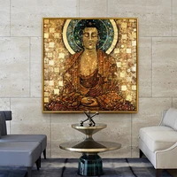vintage buddha sit in meditation religion posters and prints buddhist zen wall art picture on canvas painting for living room