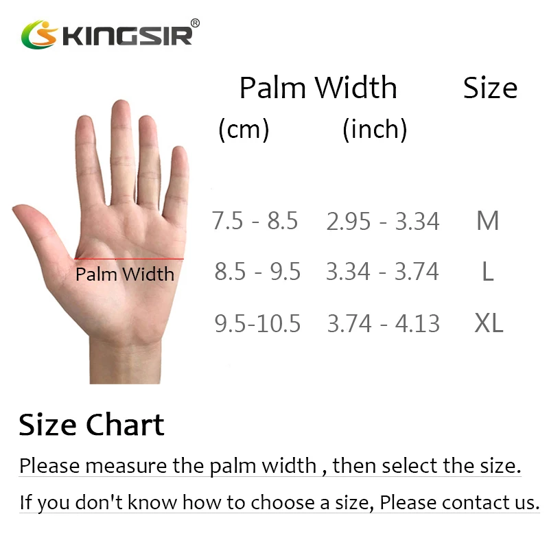 Зимние флисовые велосипедные перчатки KINGSIR для мужчин и женщин теплые горного