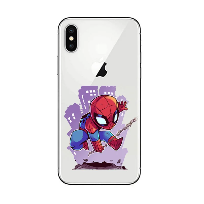Marvel Star Wars Laufman бисер для украшения iPhone 5 5S SE 6 6S 7 8 Plus X XR XS Чехлы мультипликационный