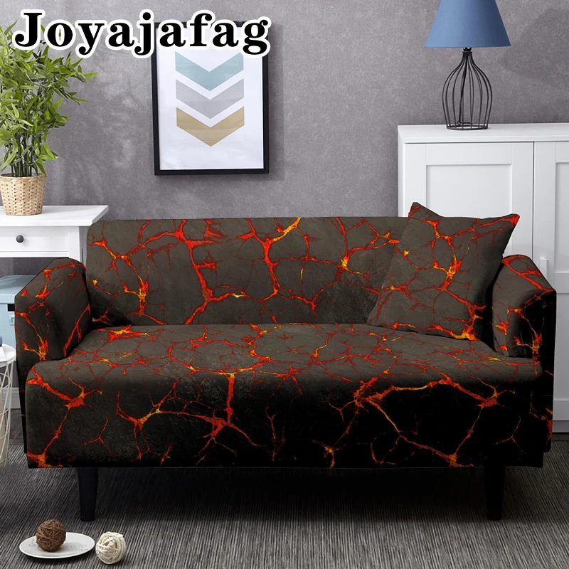 

Magic Crack Design Sofa Cover 1/2/3/4 Seater Simple Geometric Non Slip Slipcover Elastic Stretch Soft Couch Covers Drop Ship