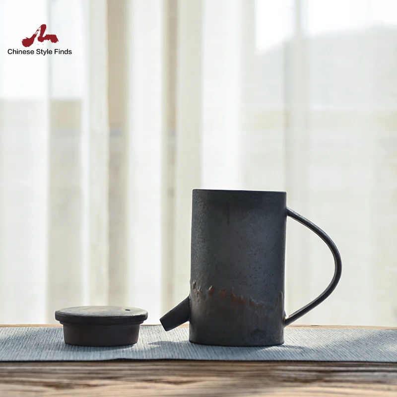 Чайный набор винтажный семейный чайник ручной работы китайский кунг фу 280