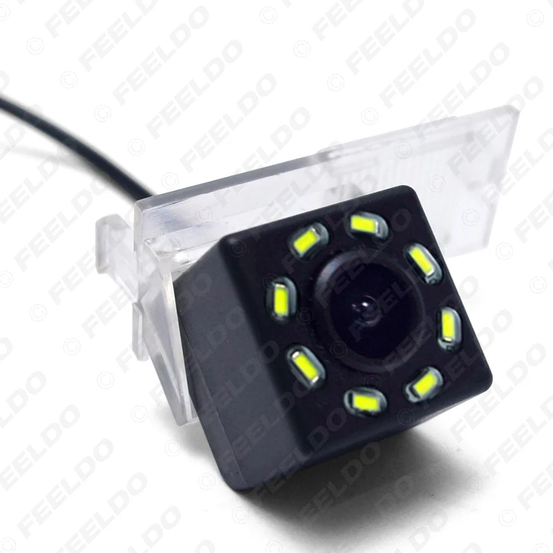 Автомобильная камера заднего вида FEELDO со светодиодсветодиодный кой для Peugeot